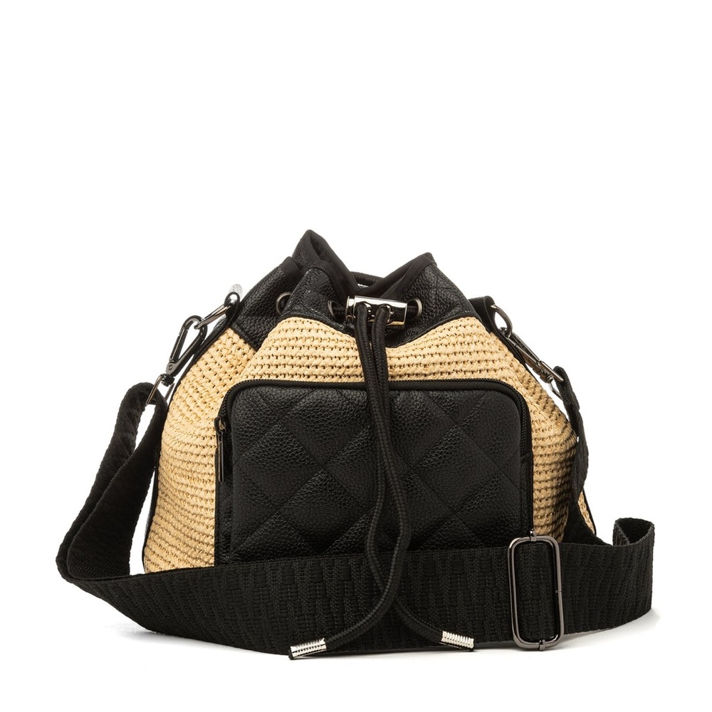 Lindsey Raffia Bucket Bag - Picture 3 of 8